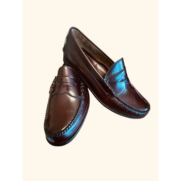 Johnston & Murphy Mens Penny Loafers Shoes Size 12 Brown Leather Slip On 24-9003 main image 5